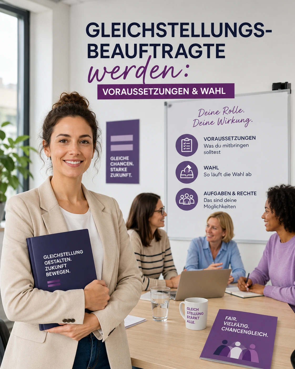 Wie wird man Gleichstellungsbeauftragte Voraussetzungen, Wahl & erste Schritte