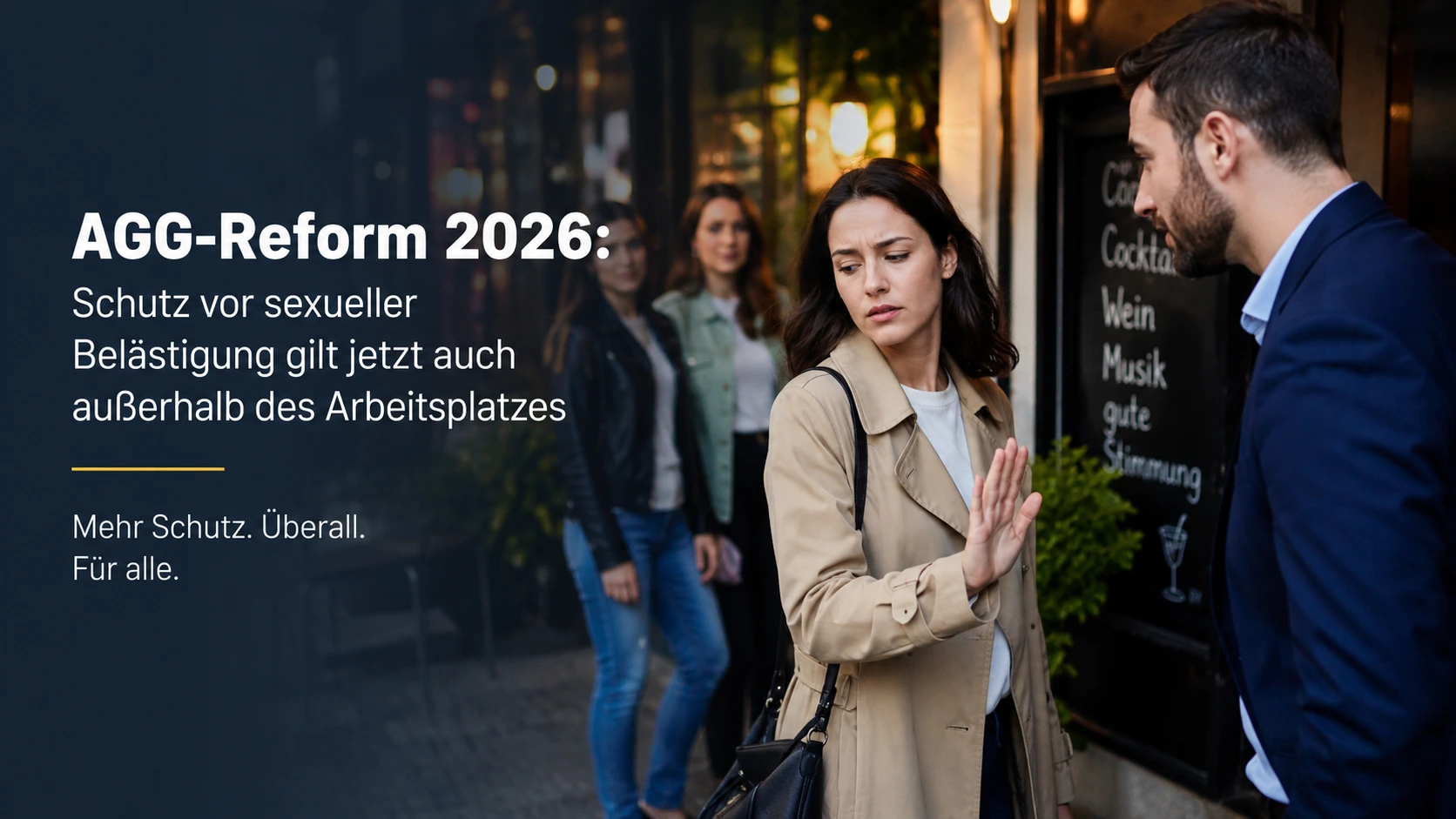 agg-sexuelle-belaestigung-ausserhalb-arbeitsplatz AGG-Reform 2026 – Schutz vor sexueller Belästigung außerhalb des Arbeitsplatzes