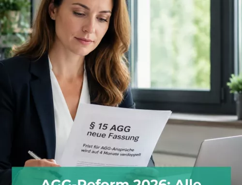 § 15 AGG neue Fassung: Frist 4 Monate – das ist neu